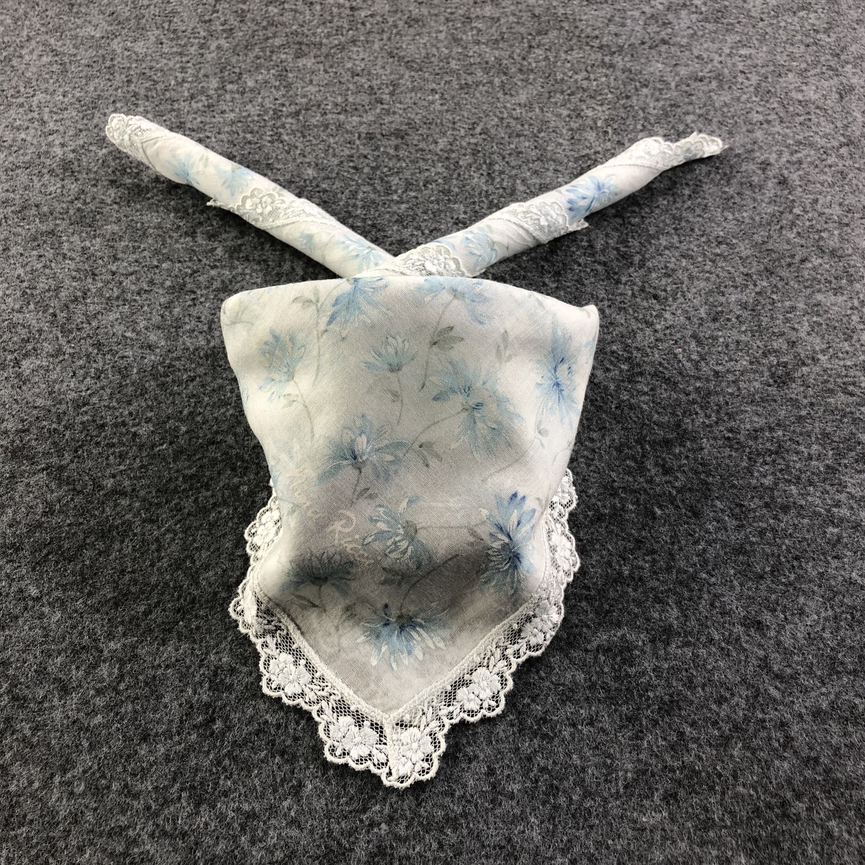 Nina Ricci Nina Ricci Floral Handkerchief Neckerchief Bandana H2251 Size ONE SIZE - 1 Thumbnail