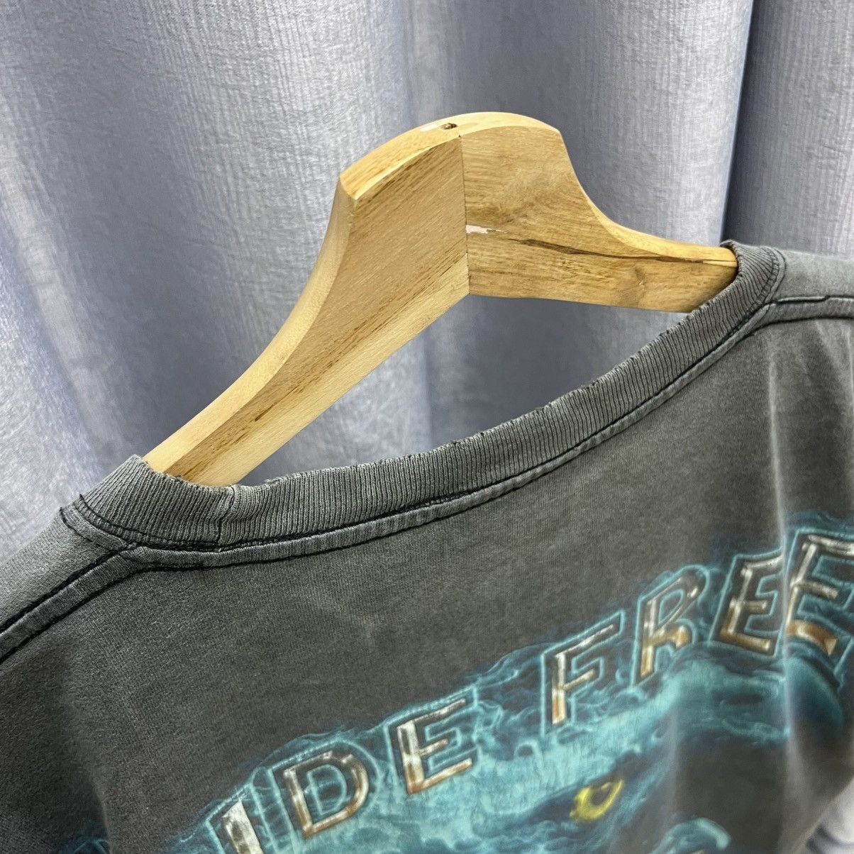 Harley Davidson × Vintage Vintage Thrashed Faded Harley Davidson Flame Eagle Tee Size US M / EU 48-50 / 2 - 10 Thumbnail