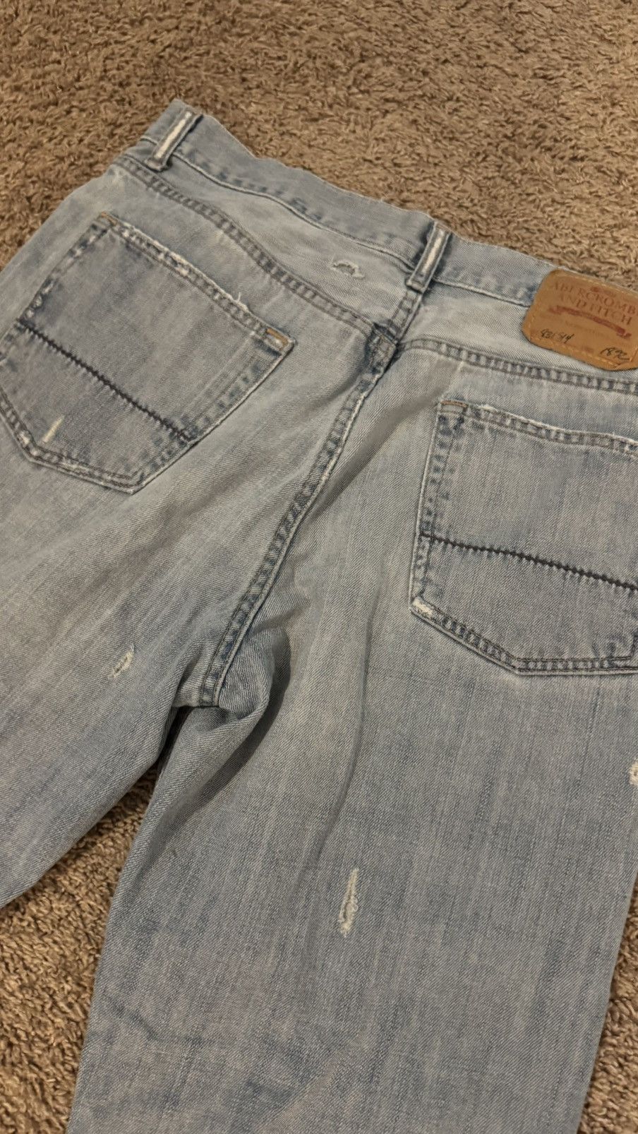 Abercrombie & Fitch Abercrombie and fitch original 5 pocket denim Size US 32 / EU 48 - 6 Thumbnail