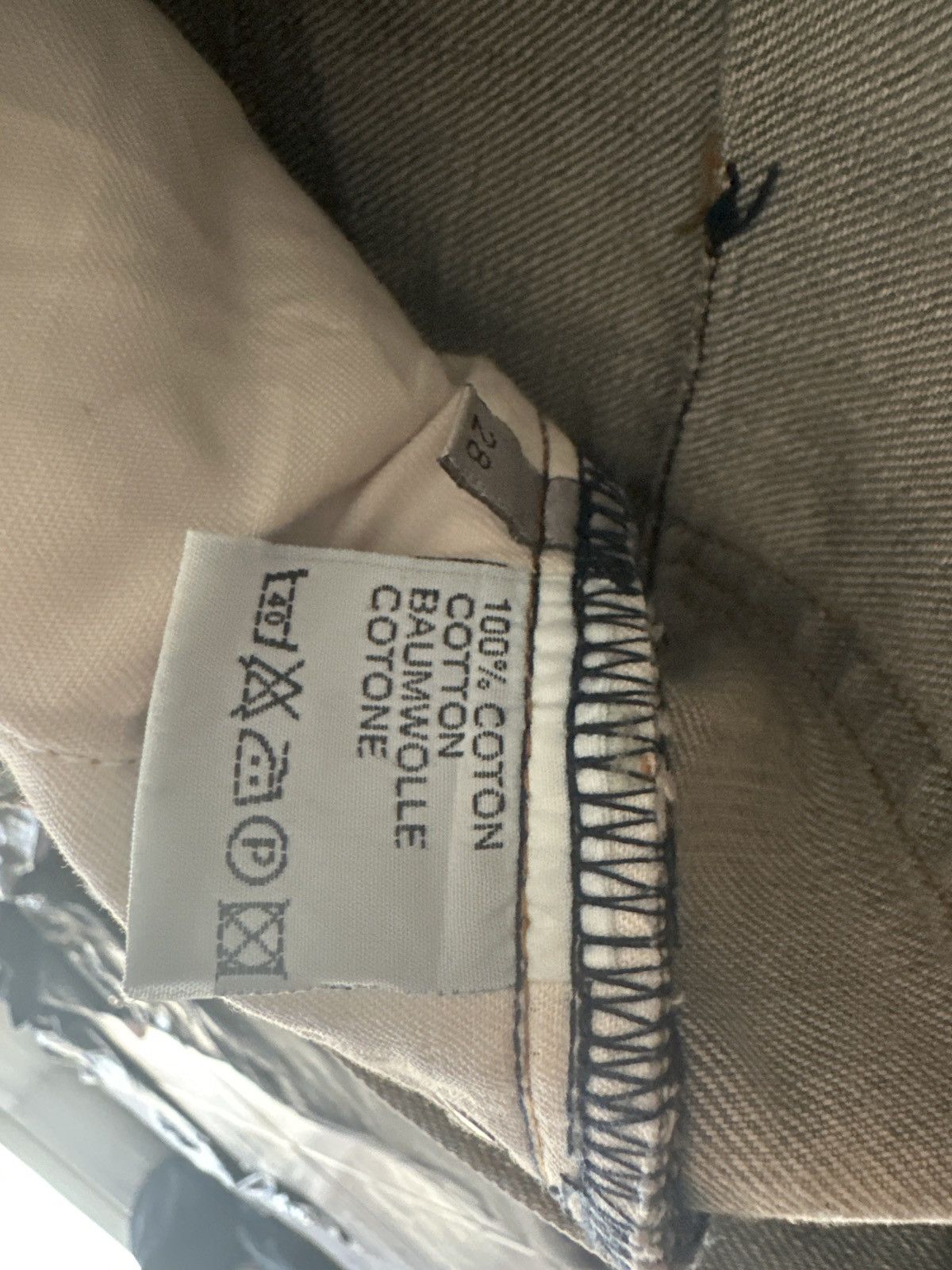 Dior Dior homme SS04 claire ice blue waxed jeans by hedi Size US 28 / EU 44 - 5 Thumbnail