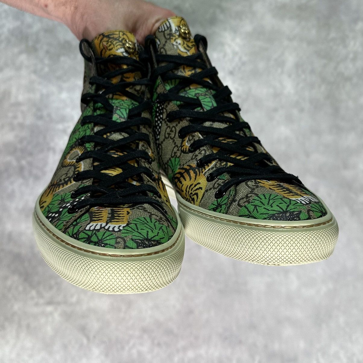 Gucci Gucci GG Supreme High Bengal mens shoes Size US 10 / EU 43 - 9 Thumbnail