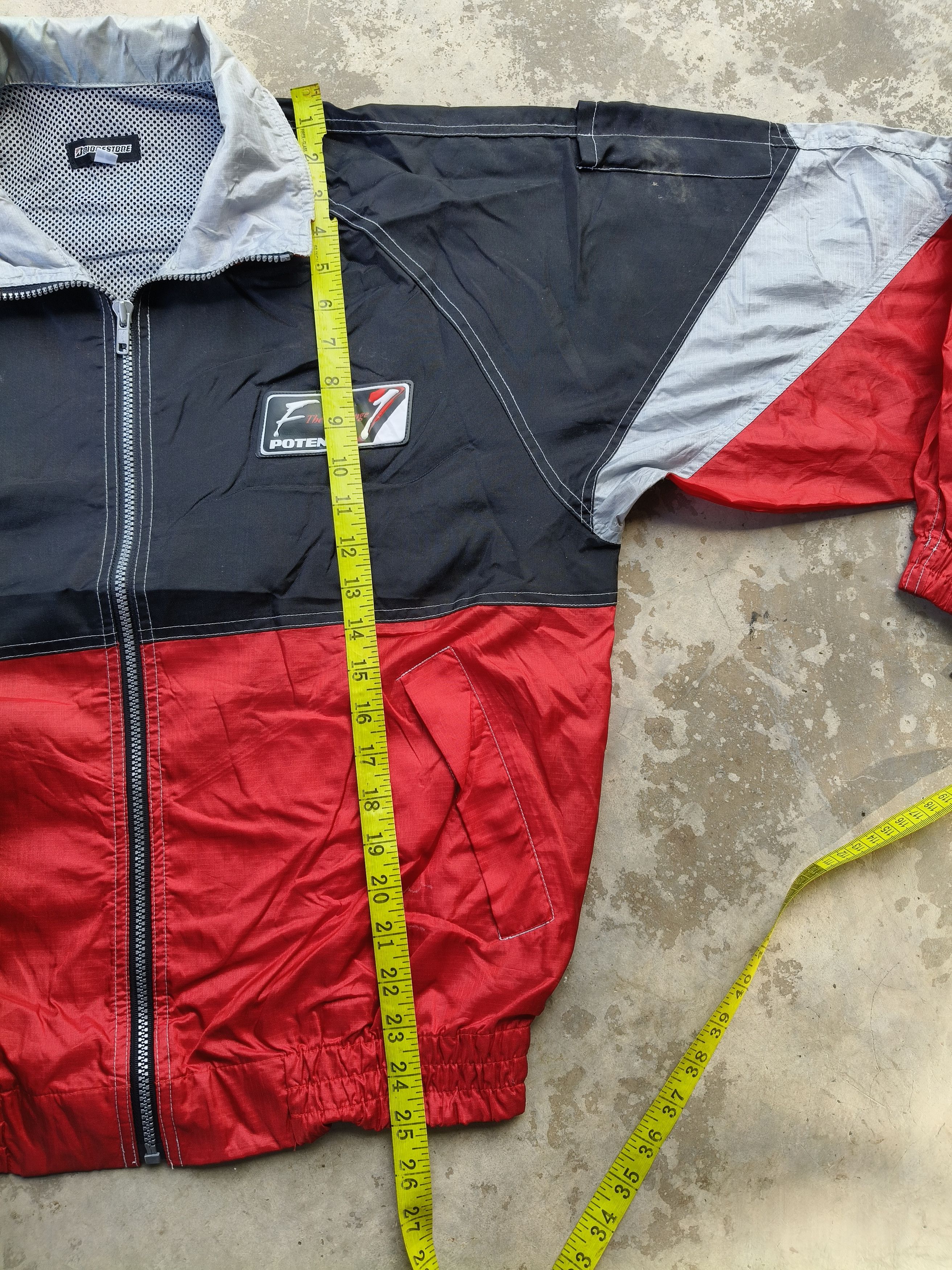 Japanese Brand Bridgestone Windbreaker Jacket Size US L / EU 52-54 / 3 - 12 Thumbnail
