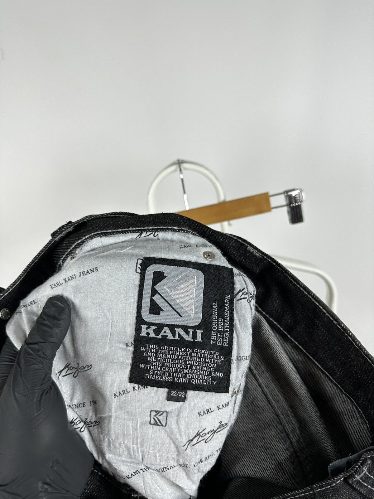 Karl Kani Vintage Karl Kani Baggy Rap Y2K Hip Hop Denim Jeans Pants Size US 32 / EU 48 - 20 Thumbnail
