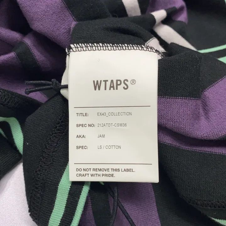 Wtaps WTAPS Black Striped Casual T-shirt -2507 Size US M / EU 48-50 / 2 - 3 Thumbnail