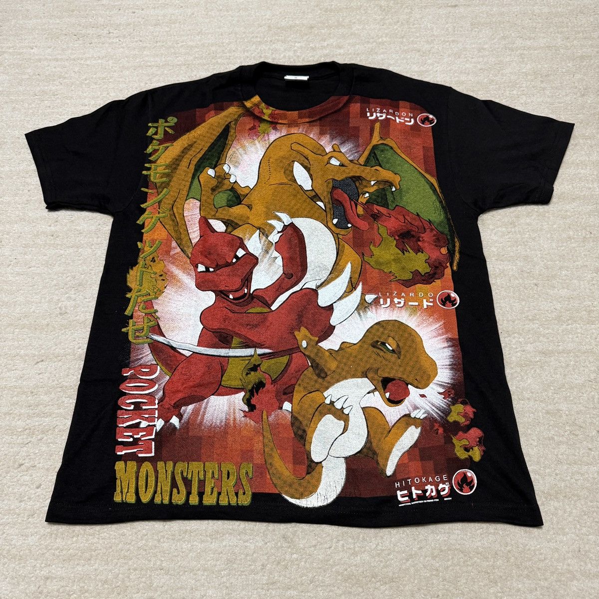 Other Backstock Co Pokemon Charizard Evolutions T-Shirt AOP Art Size US L / EU 52-54 / 3 - 1 Thumbnail