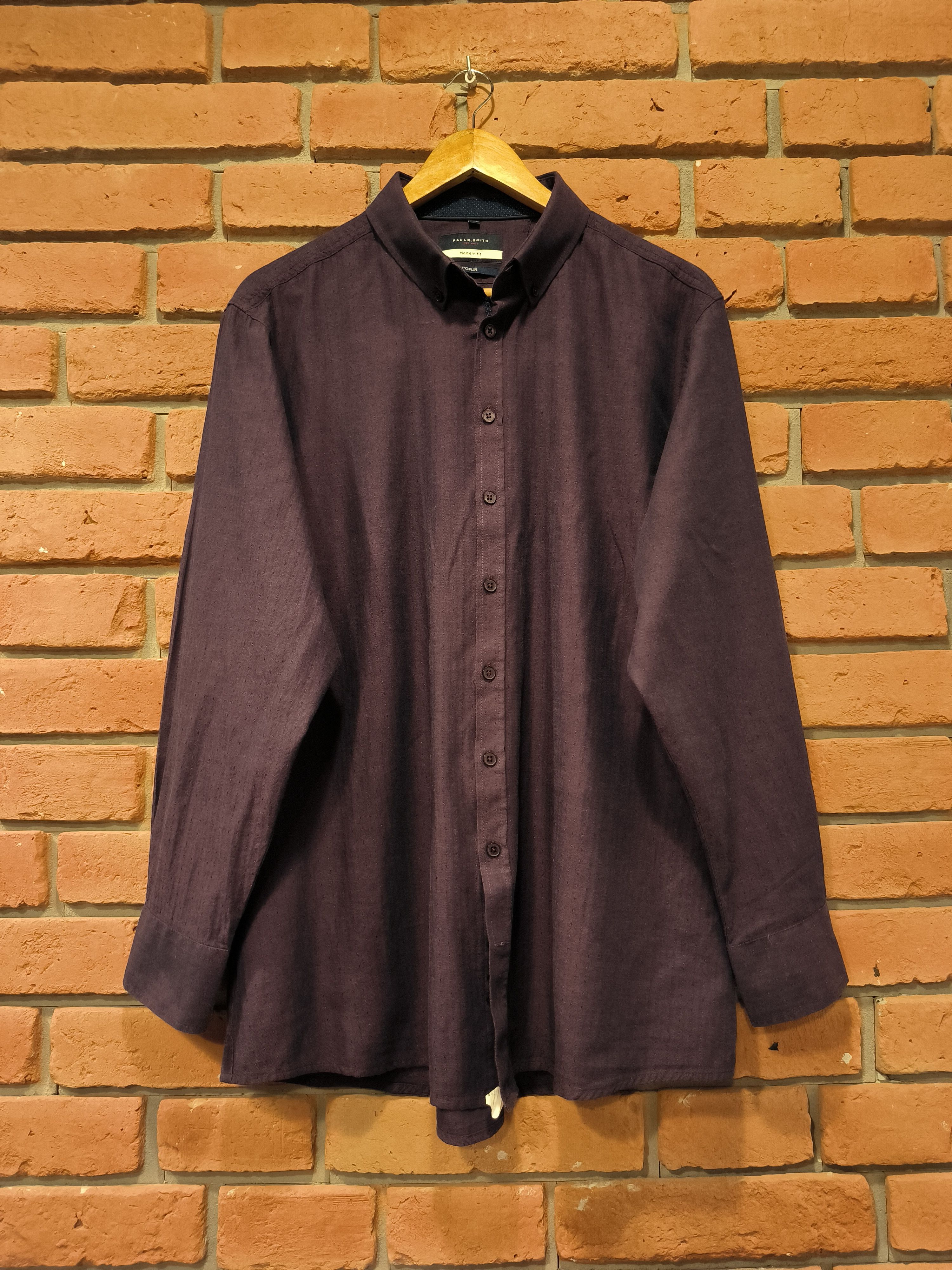 Paul Smith Paul R Smith Shirt Button-Up Long Sleeve Poplin Size US XXL / EU 58 / 5 - 1 Thumbnail