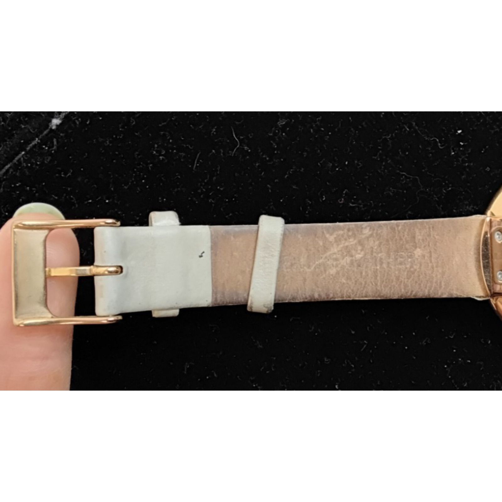 Skagen Skagen Denmark Ladies Watch SKWZ139 Gold Bezel Gray Band Size ONE SIZE - 8 Thumbnail