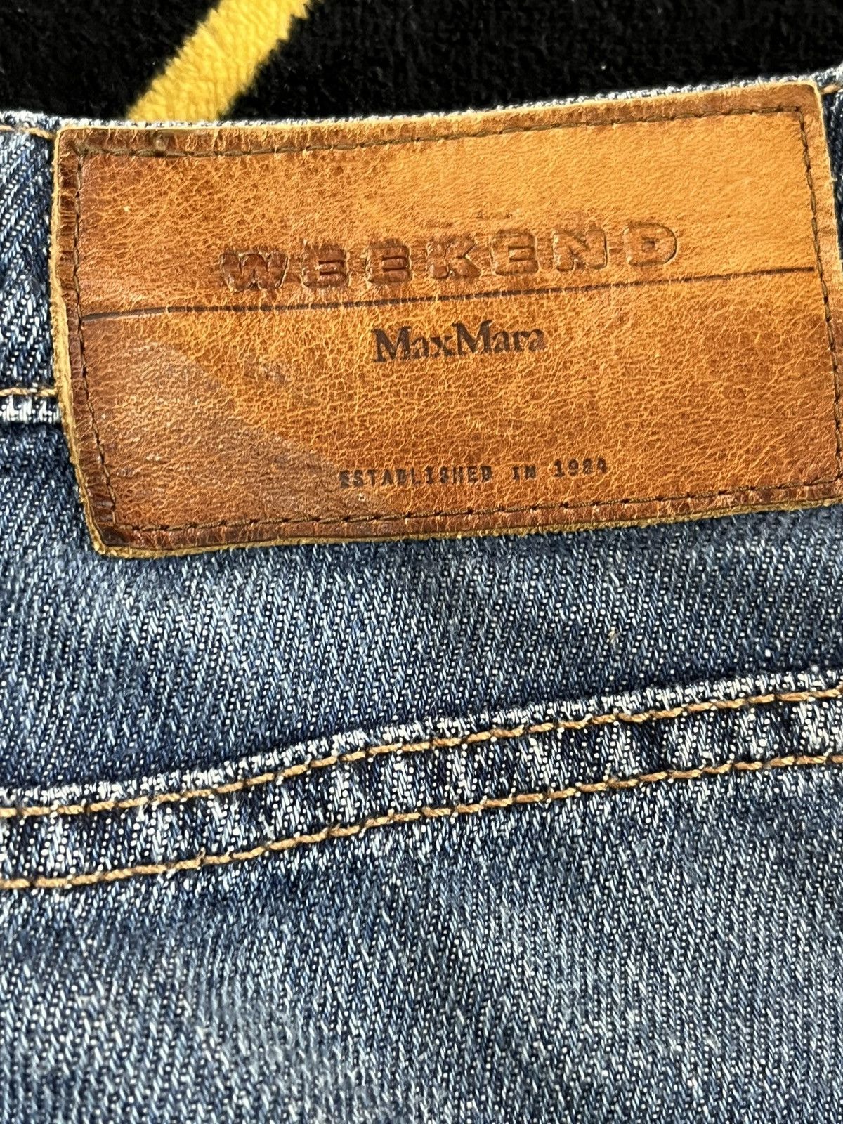 The Weeknd Vintage Weekend Maxmara Baggy Denim Size US 33 - 13 Thumbnail