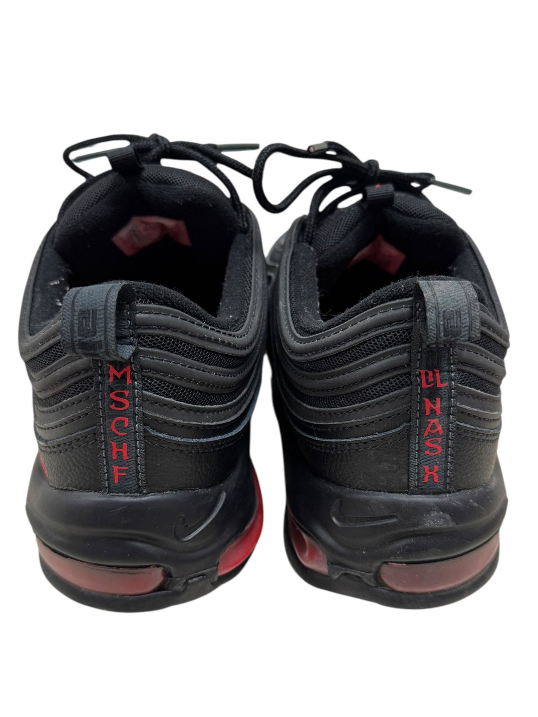 Nike Nike Mschf Lil Nas X Satan Black Air Max 97 Size US 10.5 / EU 43-44 - 4 Thumbnail
