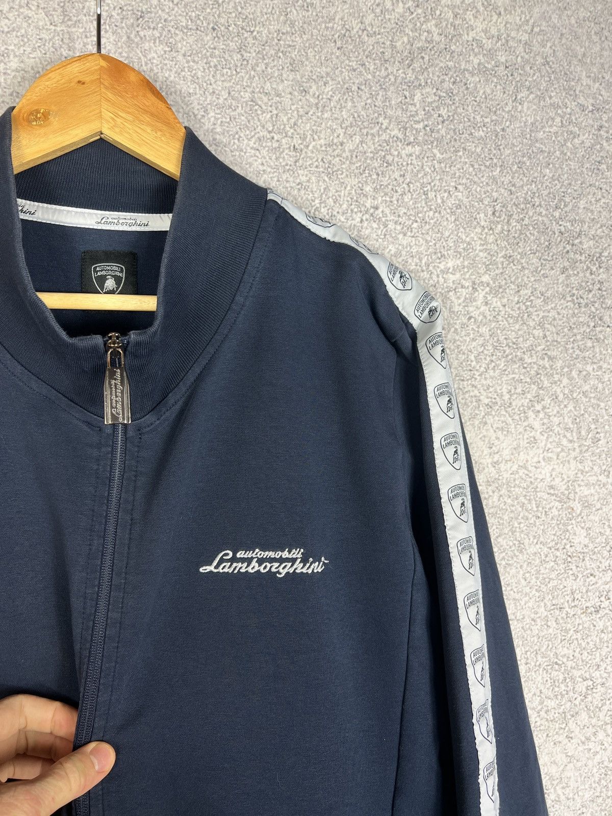 Lamborghini Vintage Lamborghini Automobili Full Zip Racing Jacket Size US M / EU 48-50 / 2 - 3 Thumbnail