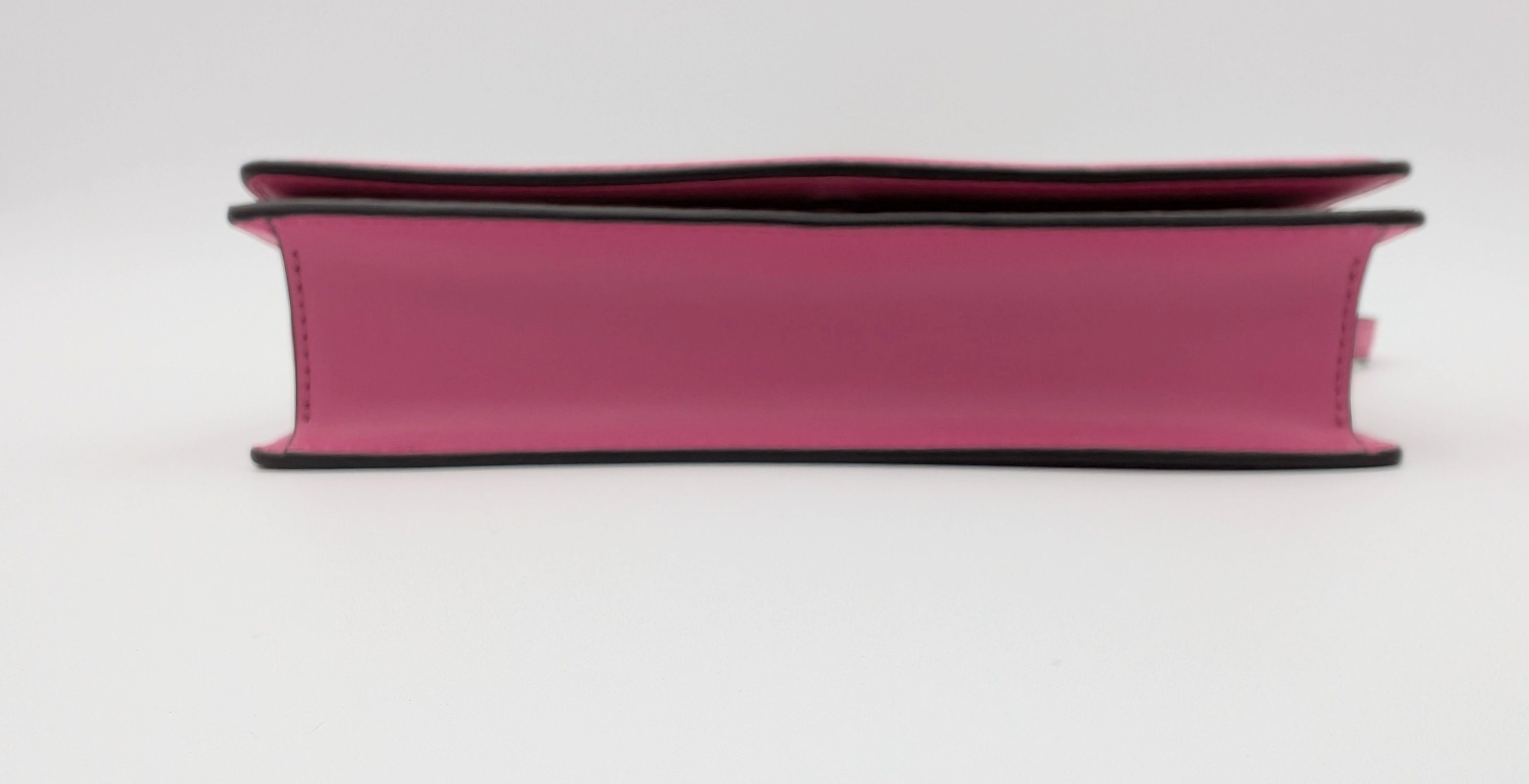 Michael Kors NWT Michael Kors Jet Set Med Flap Body Pebble Leather Pink Size ONE SIZE - 6 Thumbnail