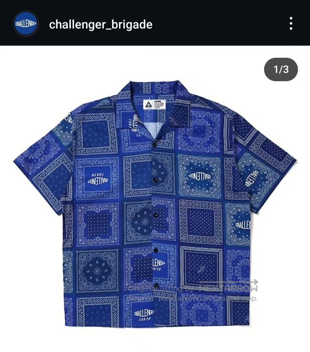 CHALLENGER Challenger Tokyo Limited Bandana Shirt. Size US M / EU 48-50 / 2 - 1 Thumbnail