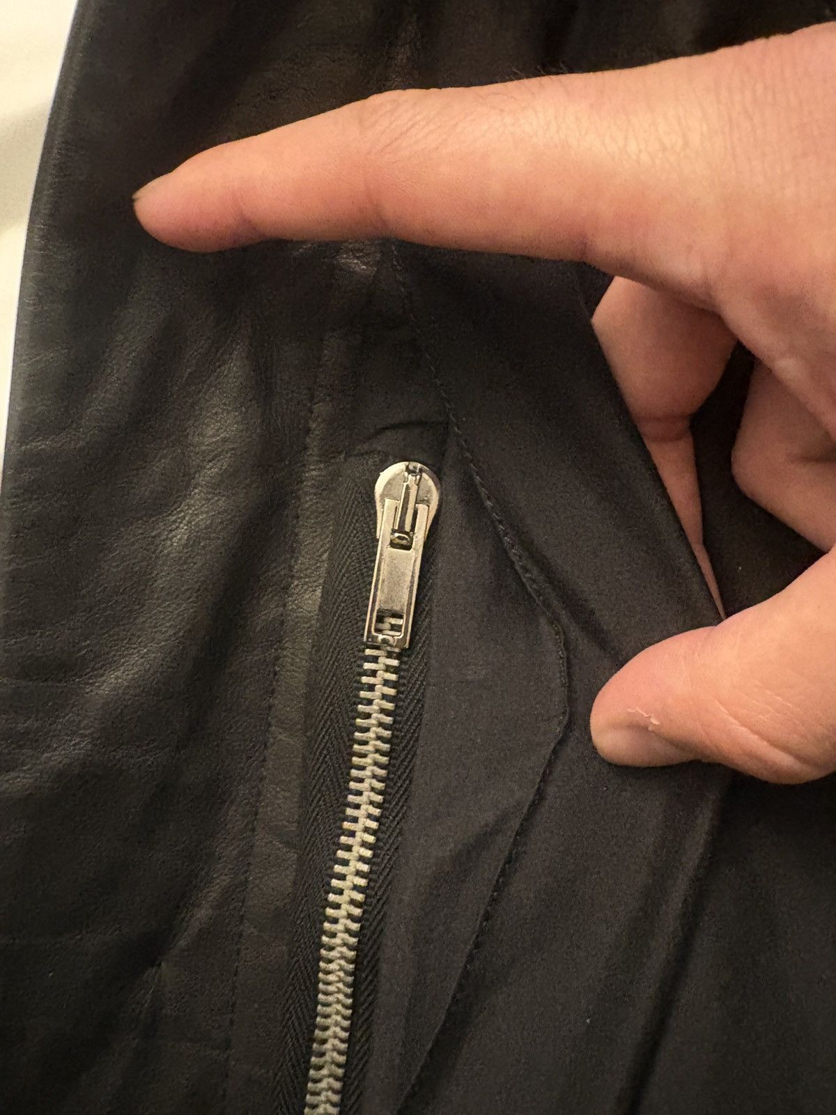 Rick Owens Rick Owens Leather Button Up Jacket Size US S / EU 44-46 / 1 - 6 Thumbnail