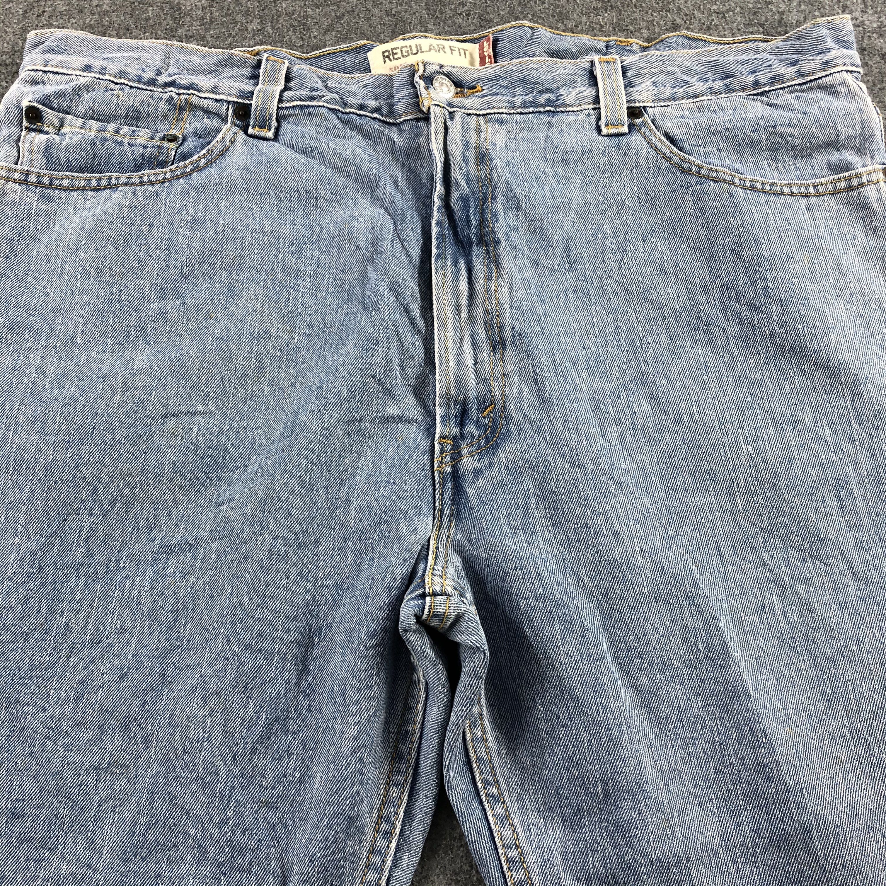 Levi's Vintage Blue Wash Levis 505 Jeans-J2429 Size US 43 - 3 Thumbnail