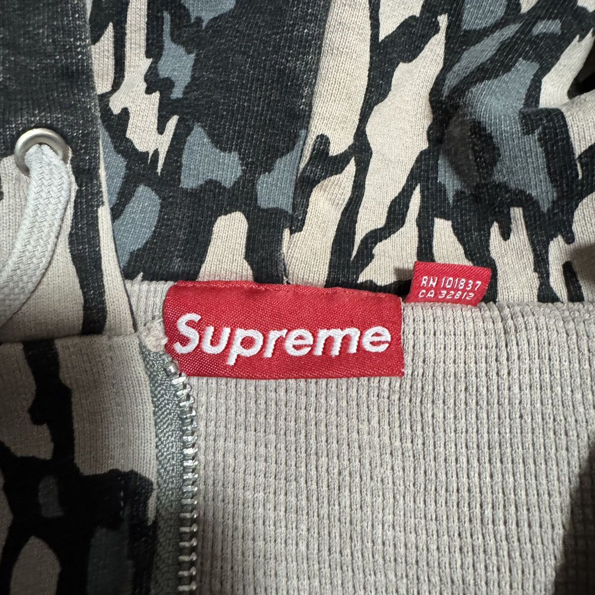 Supreme Supreme Thermal Lined Cold World Tre bark Camo Zip Up Jacket Size US XL / EU 56 / 4 - 8 Thumbnail