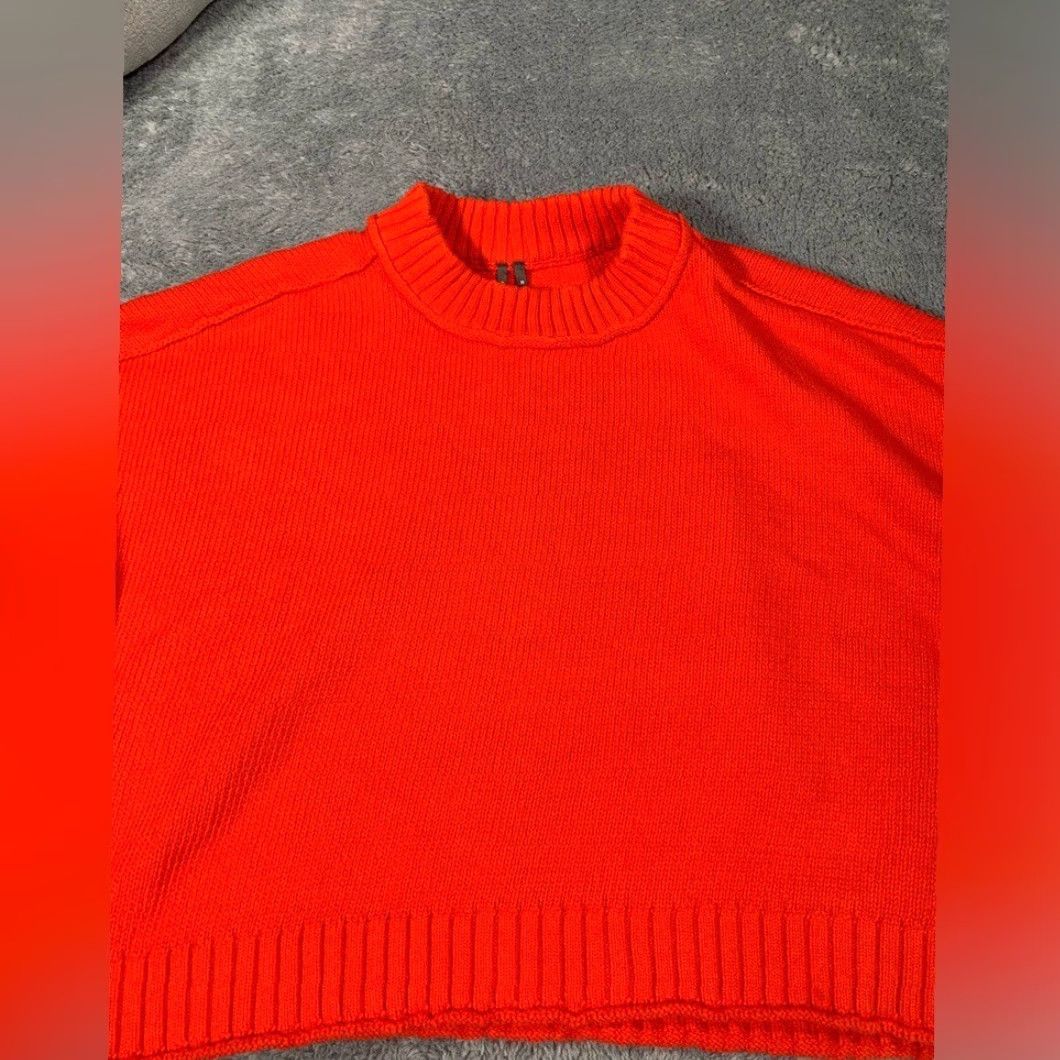 Anthropologie Anthropologie Blouse Knit Cotton Top XS Women Red XS Regular Size XS / US 0-2 / IT 36-38 - 3 Thumbnail