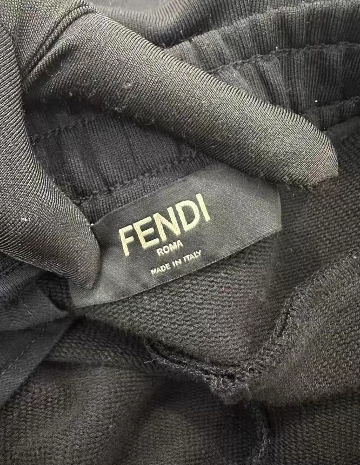 Fendi Black Athletic Shorts with Yellow Side Stripes Size US 36 / EU 52 - 5 Thumbnail