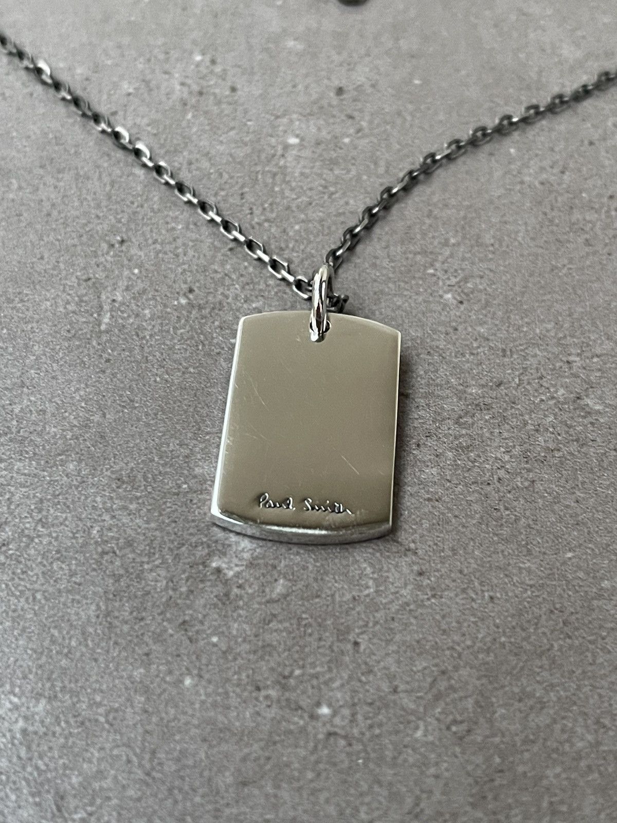 Paul Smith !DS! SS23 Paul Smith Dog Tag Necklace Size ONE SIZE - 10 Thumbnail