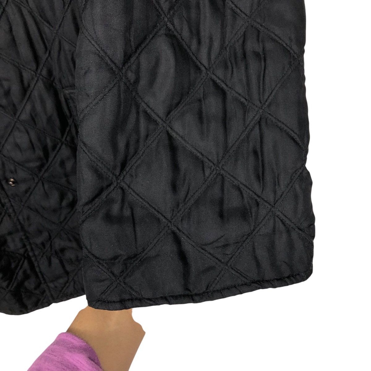 Vintage 📌Vintage Silk Jacket Button Quilted Salvatore Ferragamo Size US M / EU 48-50 / 2 - 16 Thumbnail