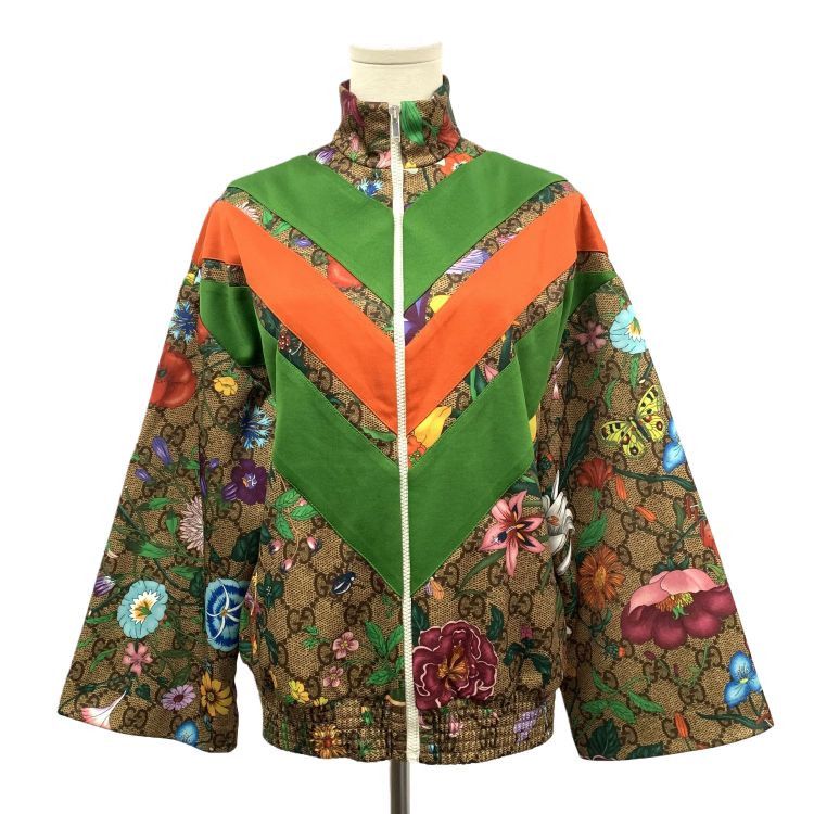 Gucci Gucci Floral GG Print Track Jacket Size XXS Size XXS / US 00 / IT 34 - 1 Thumbnail