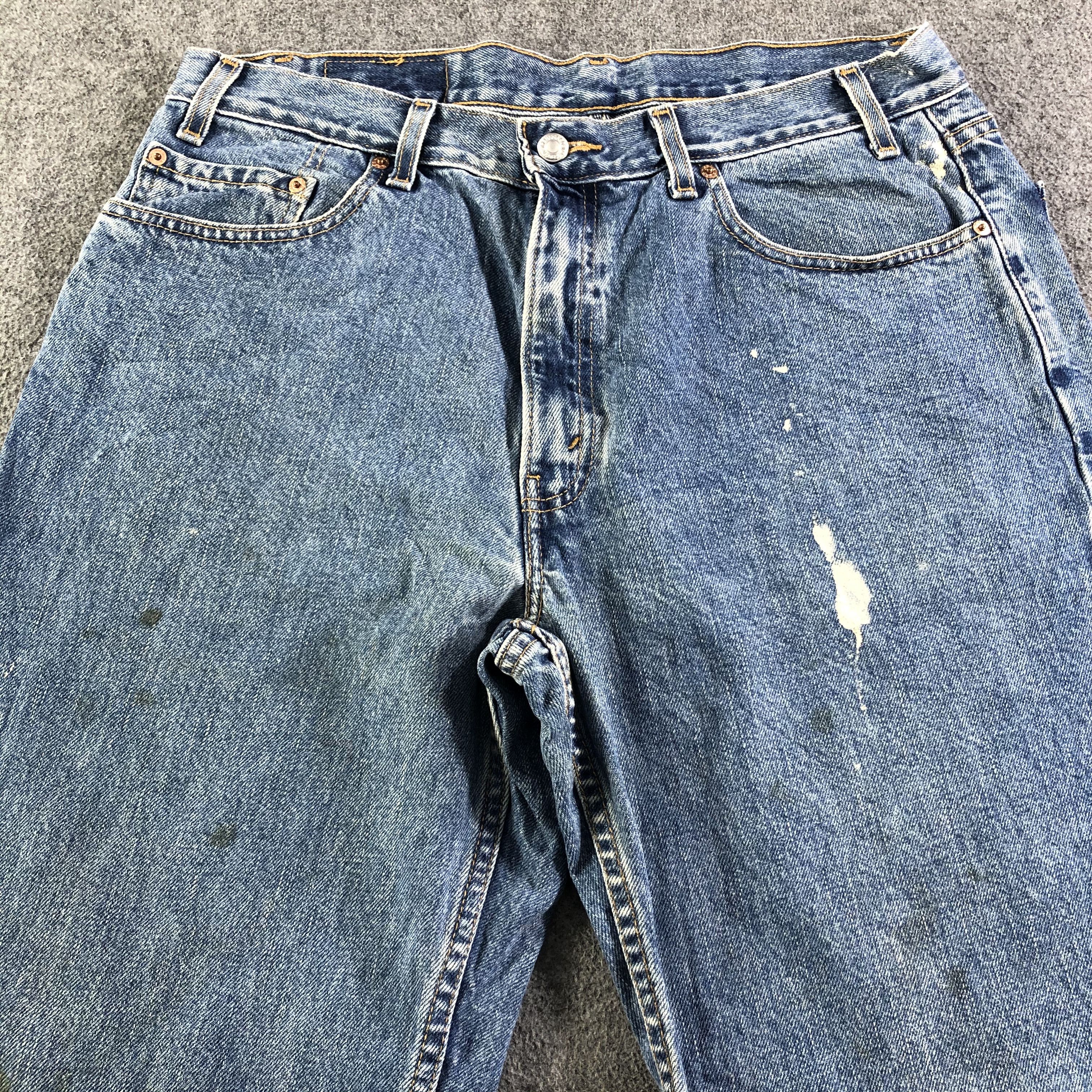 Levi's Vintage 90s Blue Wash Levis 550 Jeans-J3120 Size US 36 / EU 52 - 3 Thumbnail