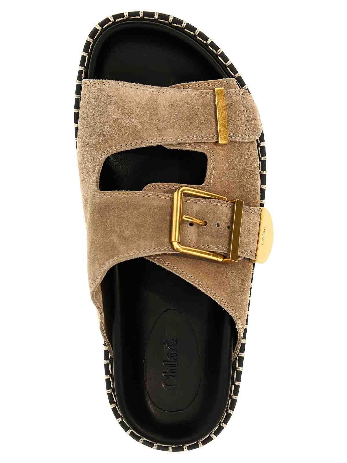 Chloe o1loc1c0425 Rebecca Slides in Dark Beige Size US 9 / IT 39 - 4 Thumbnail