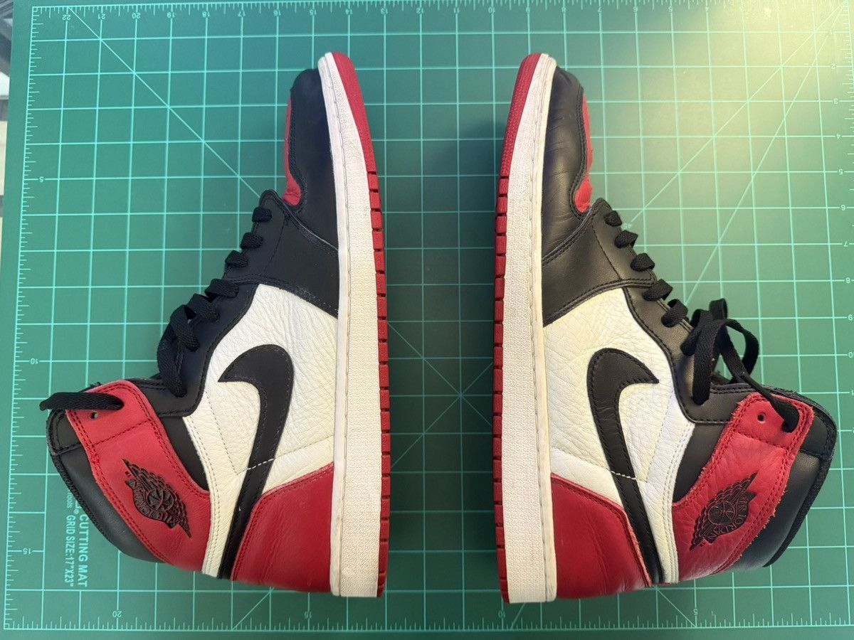 Jordan Brand Jordan 1 Bred Toe Size US 13 / EU 46 - 7 Thumbnail