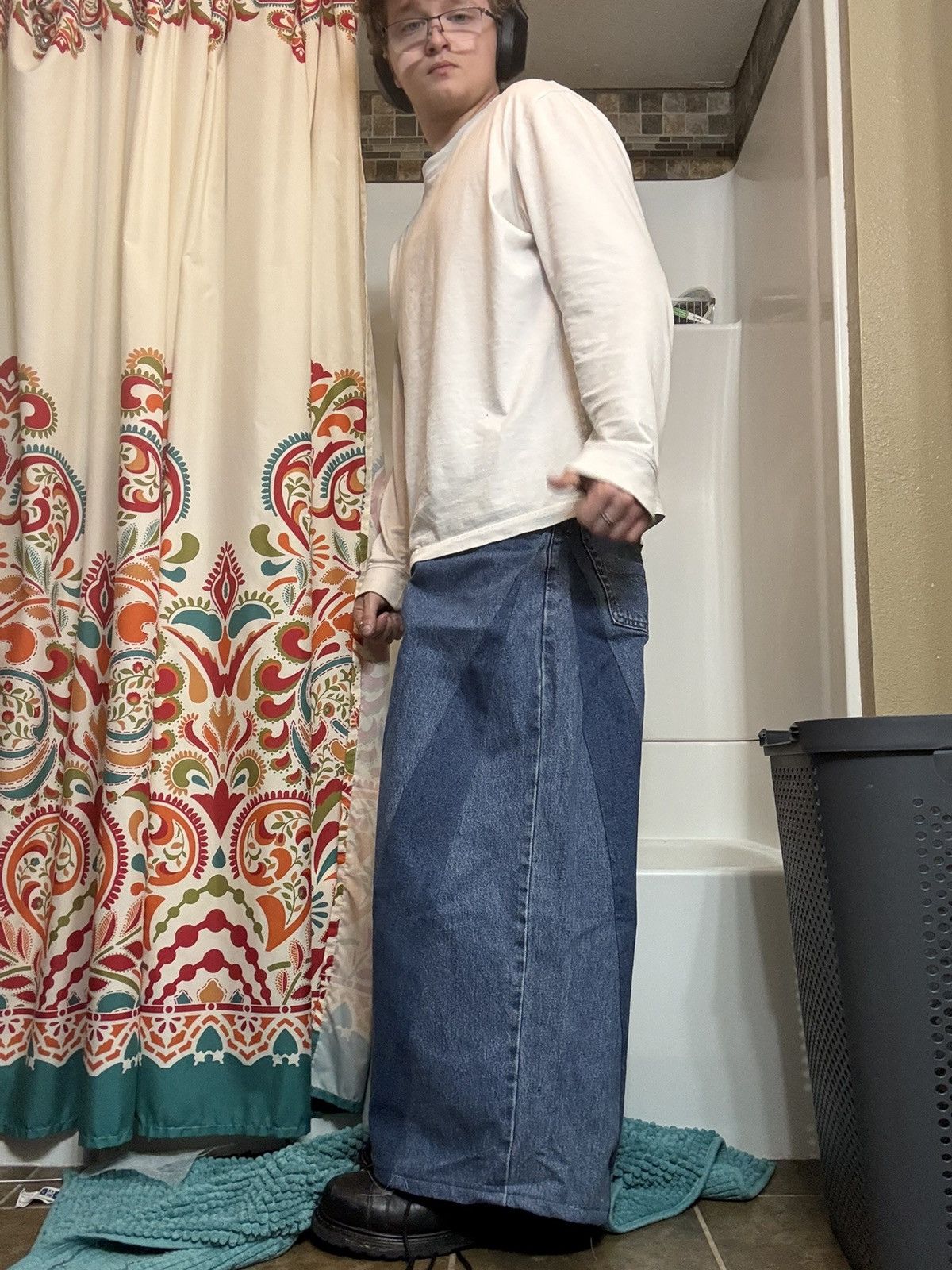 Request Jeans × Vintage Reworked jeans Size US 36 / EU 52 - 2 Thumbnail