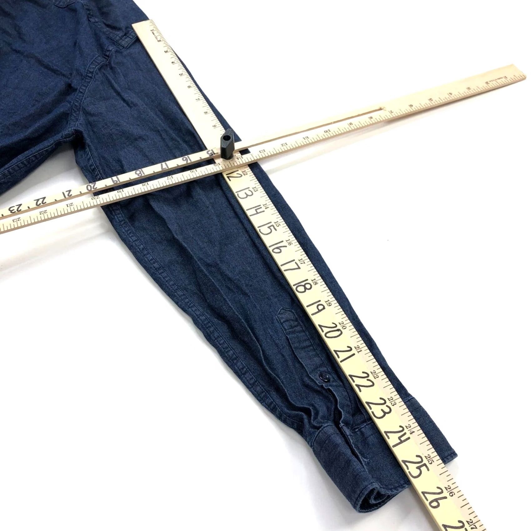Express Express Blue Button Long Sleeve Shirt Mens 16/16.5 Cotton Casual Collar Shirt NS-1 Size US XL / EU 56 / 4 - 7 Thumbnail