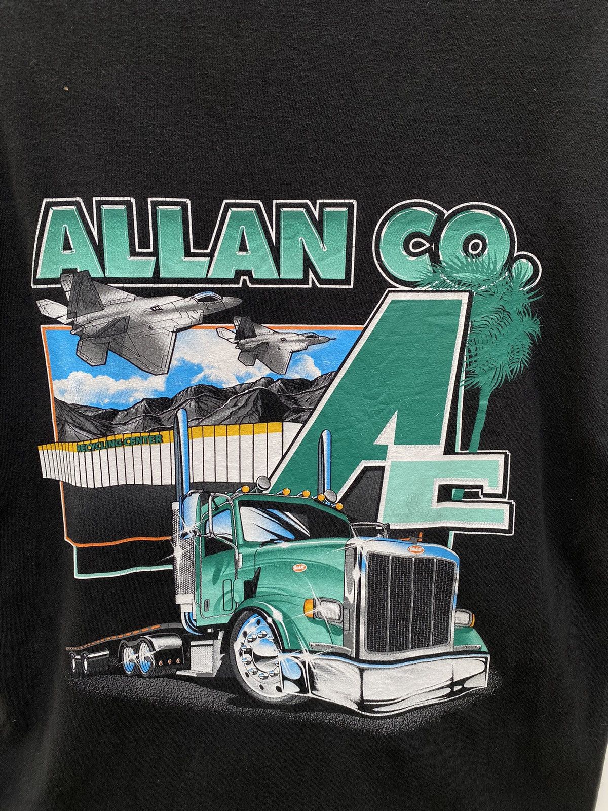 Vintage Vtg Tee Allan Co Printed Size US XL / EU 56 / 4 - 5 Thumbnail