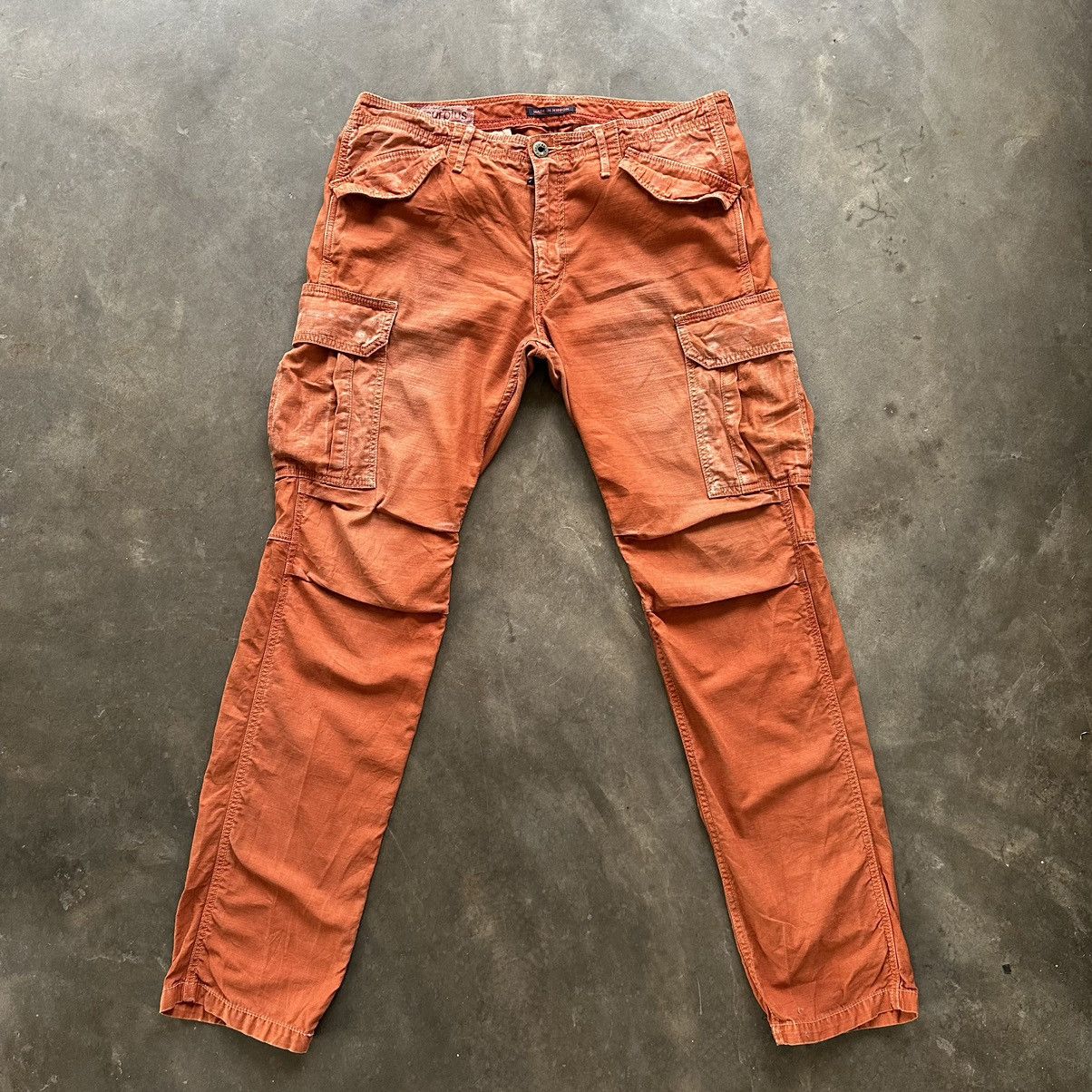 Japanese Brand Vtg Made In Nippon Surplus Blueway Multipocket Cargo Pants Size US 35 - 1 Thumbnail