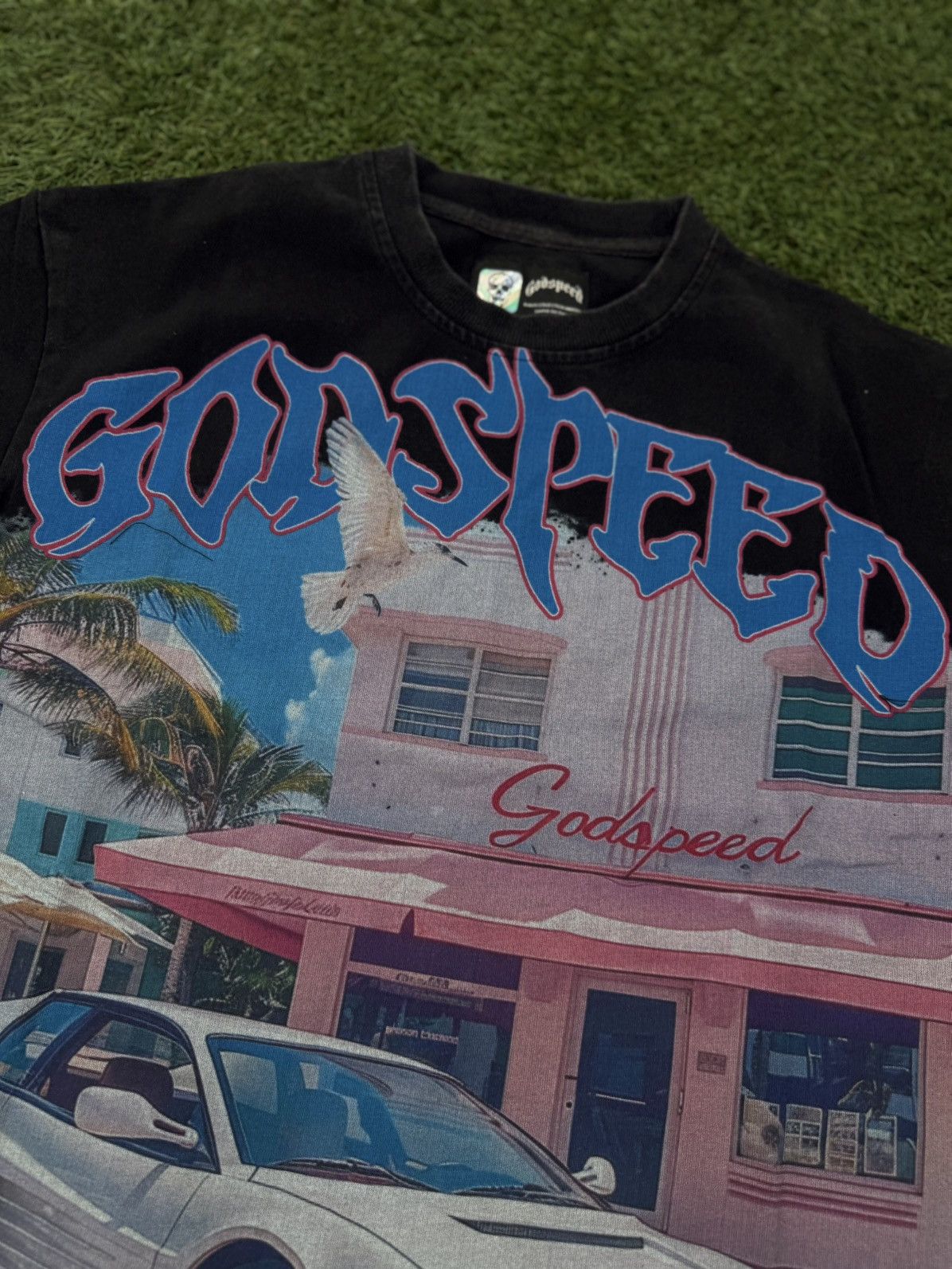 Godspeed Godspeed Black Miami Car Tee Shirt Size XS (NEW) Size US XS / EU 42 / 0 - 5 Thumbnail