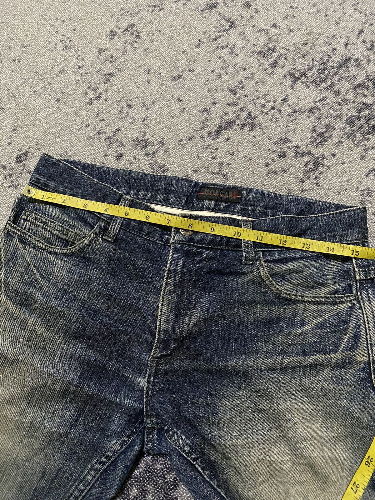 Japanese Brand × Morgan Homme Y2k Morgan ifsixwasnine Homme bootcut Jeans Size US 31 - 9 Thumbnail