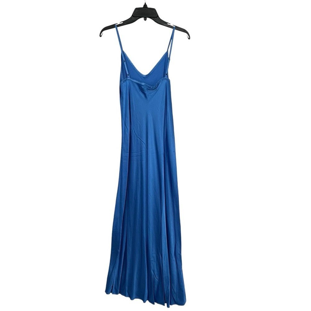 Enza Costa ENZA COSTA SATIN BIAS CUT SLIP DRESS IN POOL BLUE WOMENS Size M / US 6-8 / IT 42-44 - 8 Thumbnail