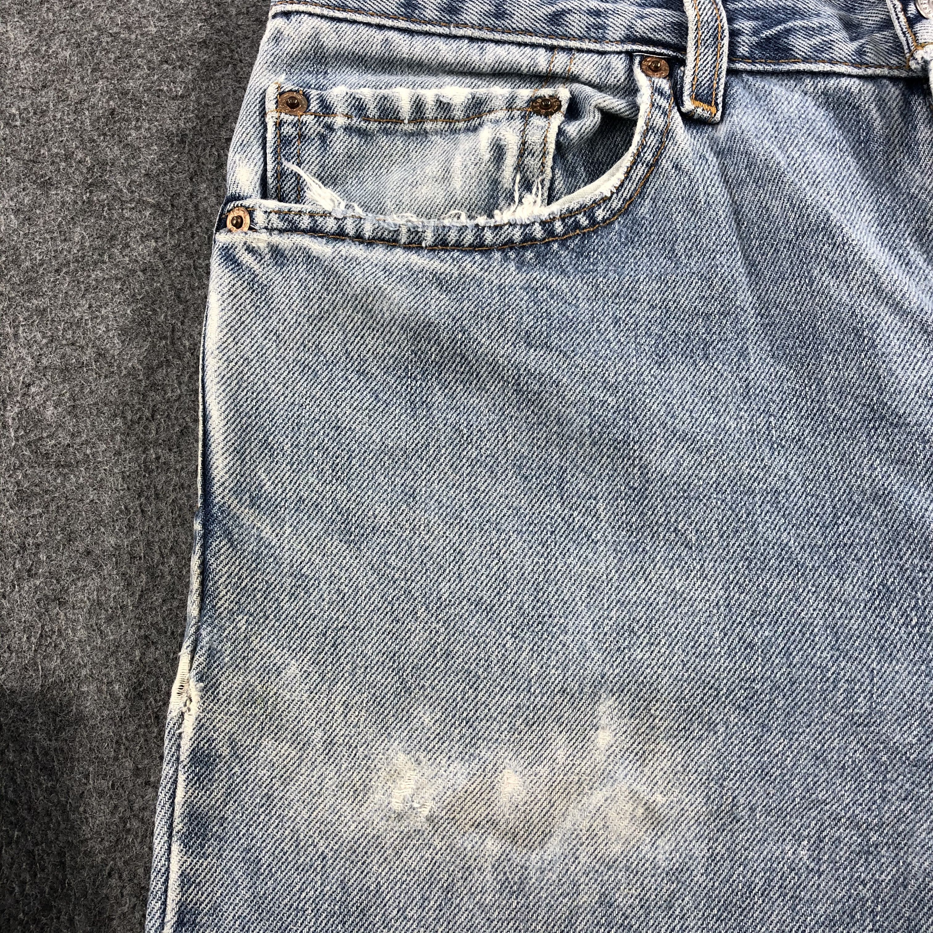 Levi's 90s Vintage Light Wash Levis 512 Jeans-J1665 Size US 34 / EU 50 - 8 Thumbnail