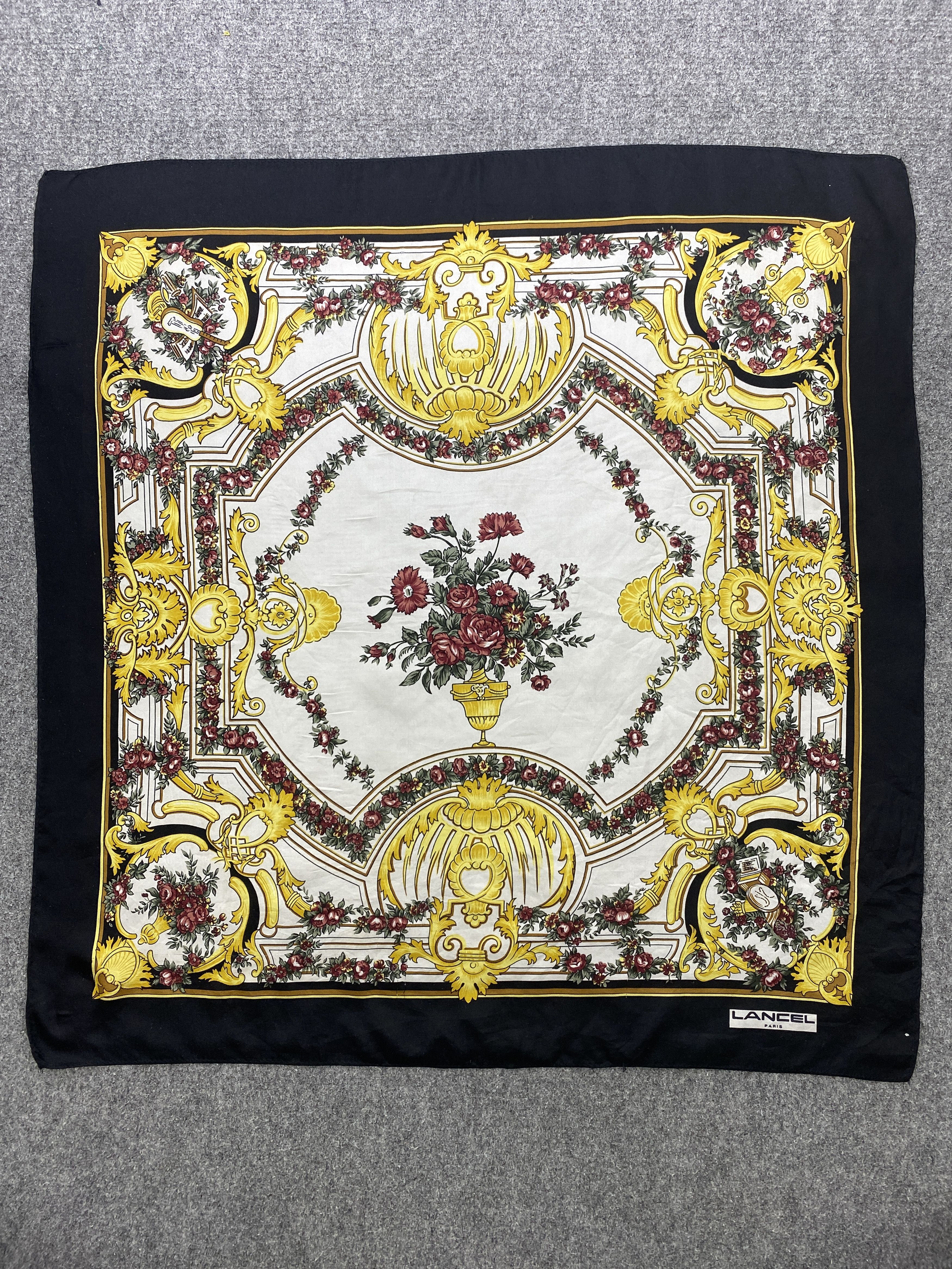 Lancel Lancel Silk Scarf Handkerchief Bandana / Neckerchief HKC0706 Size ONE SIZE - 4 Thumbnail