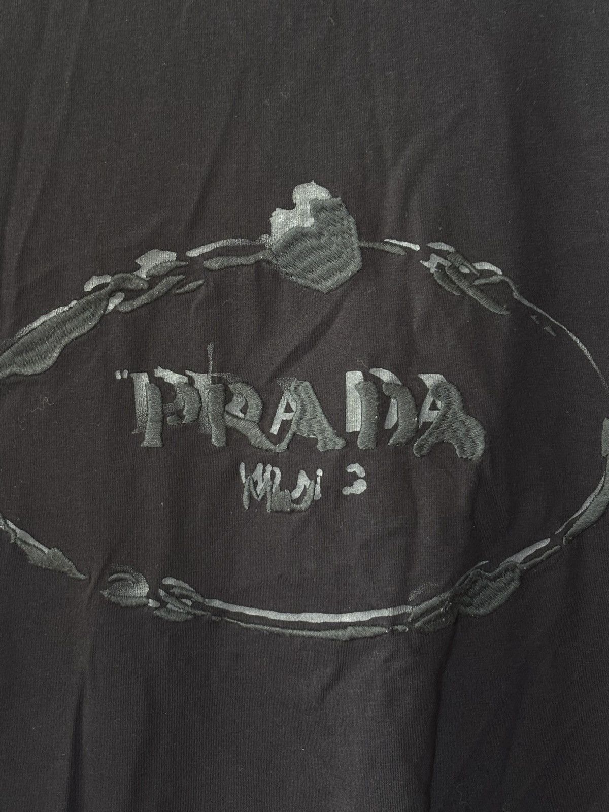 Prada Prada Embroidery T-Shirt Size US M / EU 48-50 / 2 - 3 Thumbnail