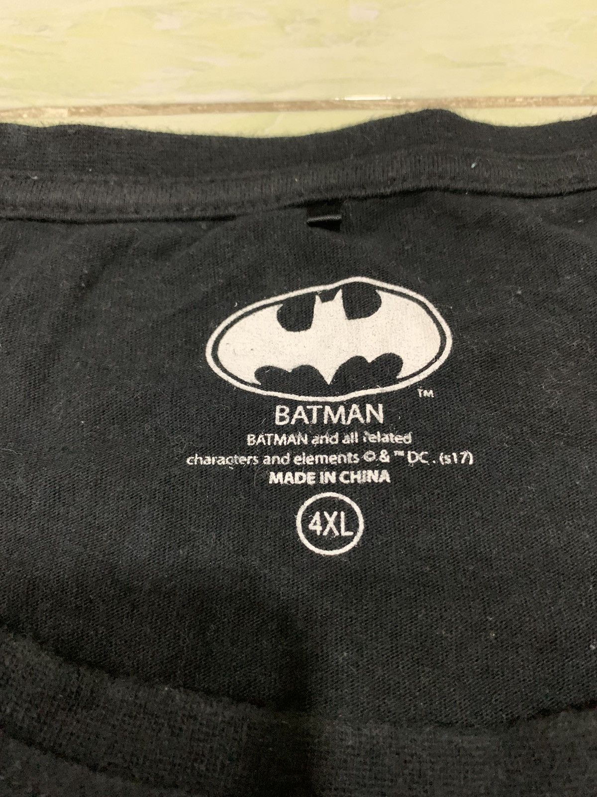 DC Comics Batman Black Tshirt Big Print Size US XXL / EU 58 / 5 - 5 Thumbnail