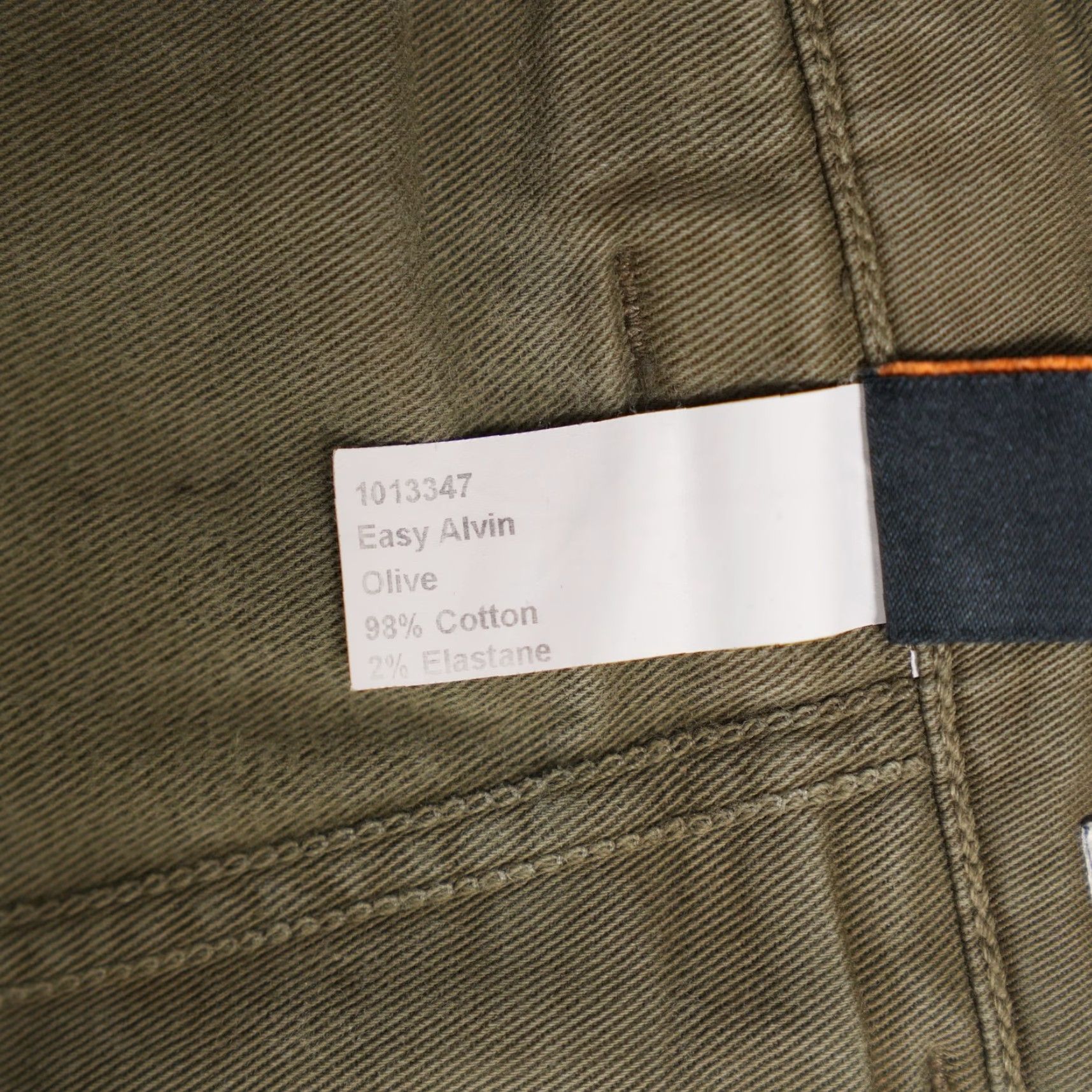 Nudie Jeans Nudie Jeans Slim Chino Pants Mens 30 x 34 Olive Green Slim Fit Trousers Casual Workwear 30 in Waist Mens Size US 30 / EU 46 - 6 Thumbnail