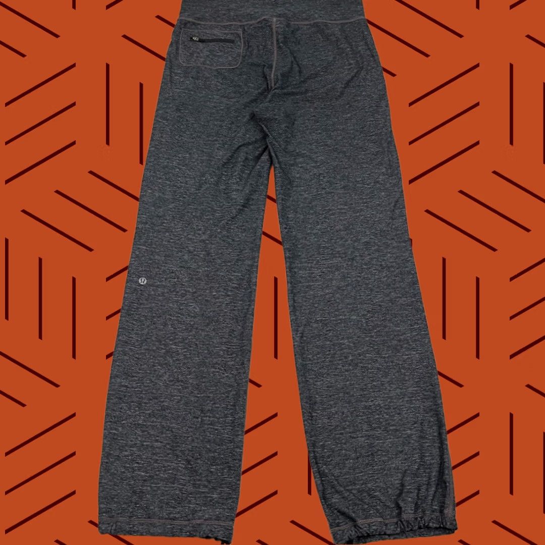 Lululemon Lululemon Sweatpants Womens Size 8 Gray Wide Leg Adjustable Active Yoga Lounge Pants Size 30" / US 8 / IT 44 - 1 Thumbnail