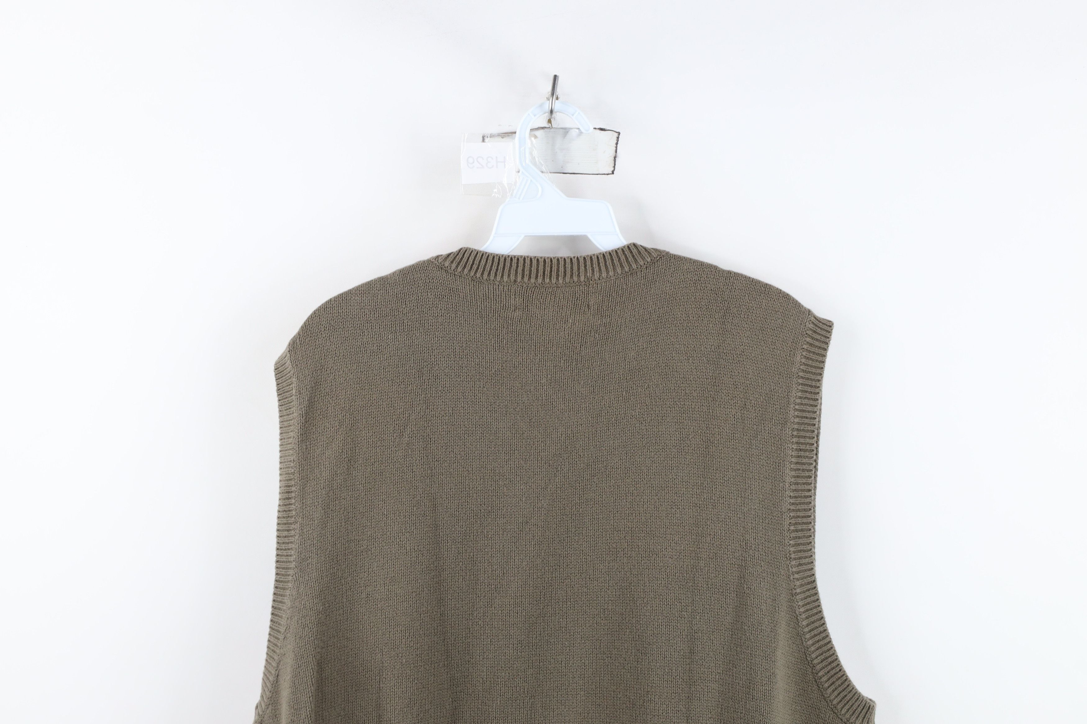 Eddie Bauer Vintage 90s Eddie Bauer Diamond Sweater Vest Cotton Japan Size US XL / EU 56 / 4 - 10 Thumbnail