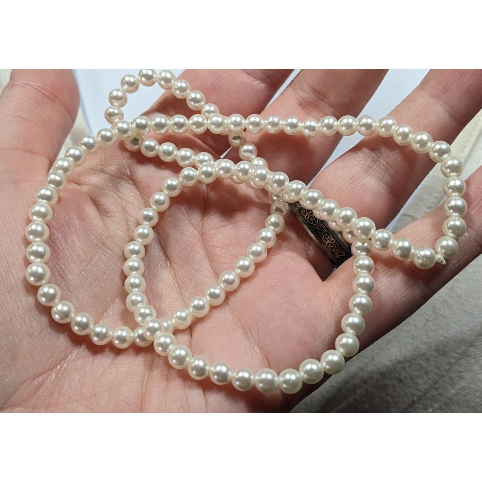 Other Casual Lightweight White Faux Pearl Necklace Size ONE SIZE - 5 Thumbnail