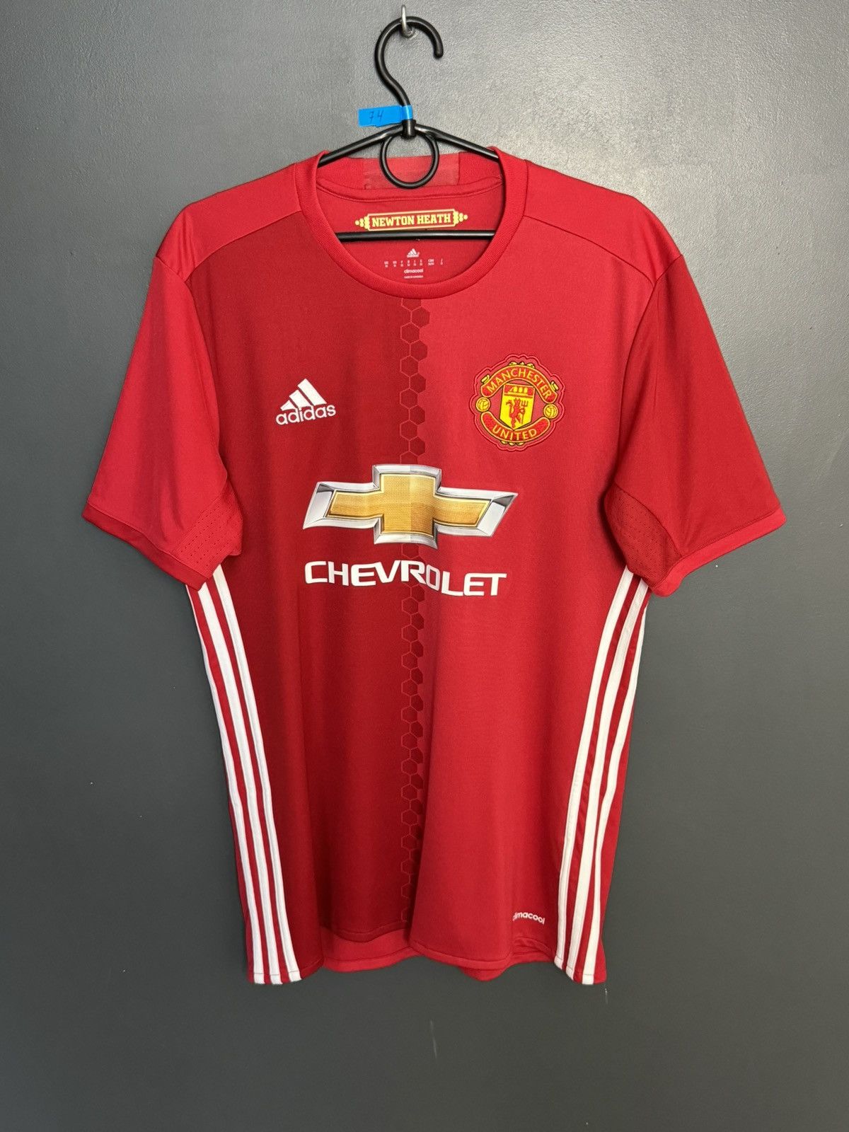 Adidas Manchester United 16/17 Home Mkhitaryan Football Jersey Size US M / EU 48-50 / 2 - 2 Thumbnail