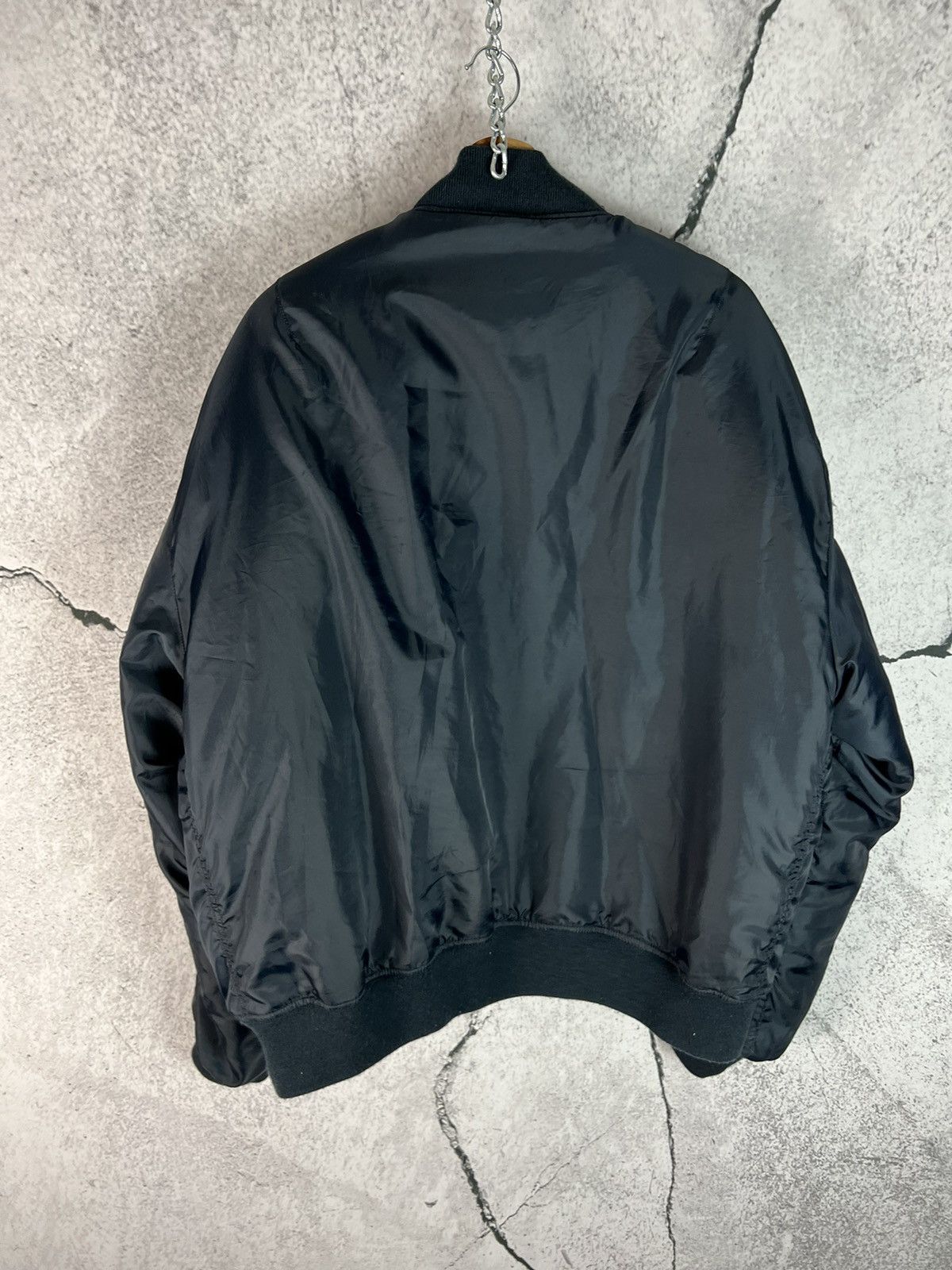 Japanese Brand Vintage MA 1 Intermediate Bomber Jacket Size US XL / EU 56 / 4 - 2 Thumbnail