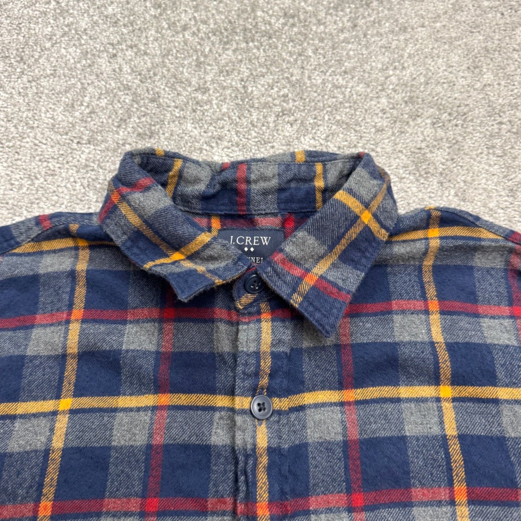 J.Crew J.Crew Shirt Button-Up Mens M Plaid Cotton Flannel Casual Top Multicolor Button-Down Long Sleeve Size US M / EU 48-50 / 2 - 3 Thumbnail
