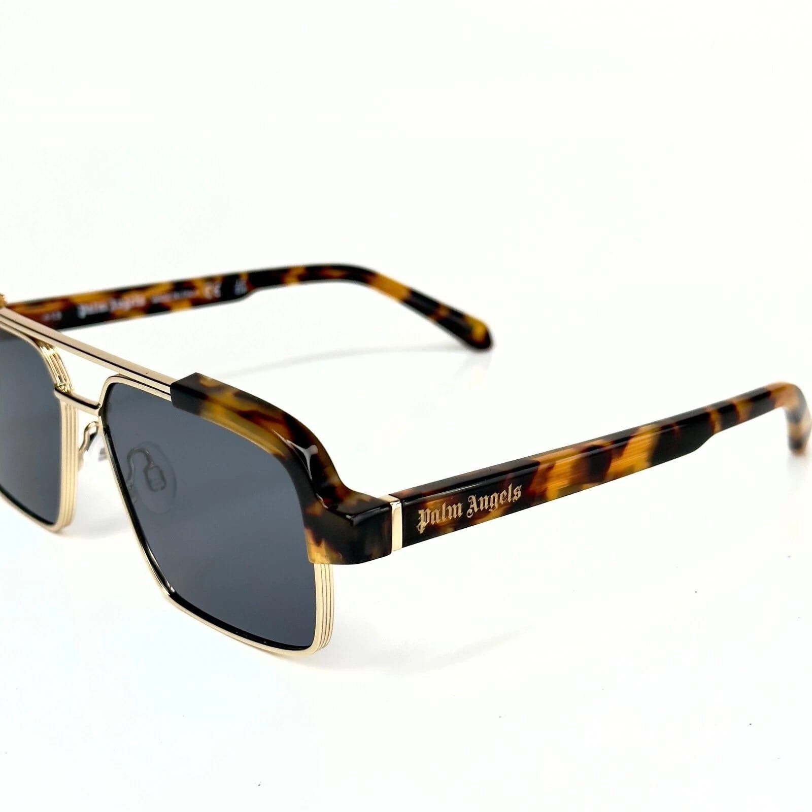 Palm Angels PALM ANGELS PERI10D 10D PANORAMA Brown Blue Fashion Sunglass Size ONE SIZE - 8 Thumbnail
