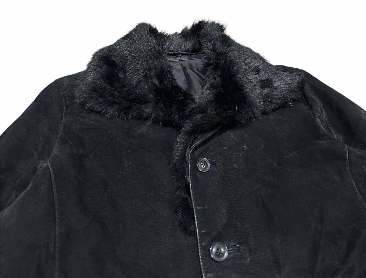 Michel Klein 🔥Y2K Archived Michel Klein Black Fur Pigskin Coat Jacket Size US M / EU 48-50 / 2 - 3 Thumbnail