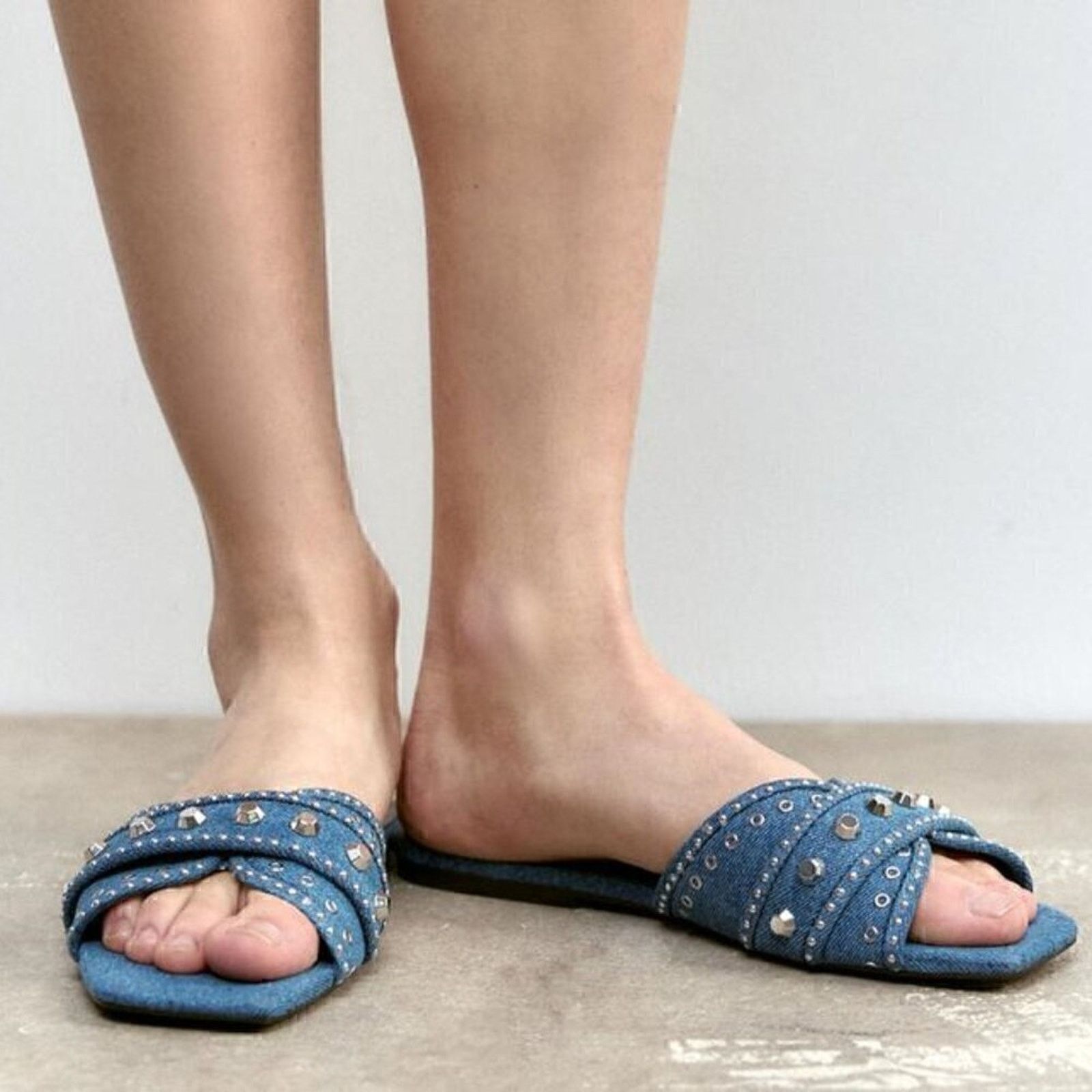 Zara ZARA Square Toe Flats NWT Size US 8 / IT 38 - 4 Thumbnail