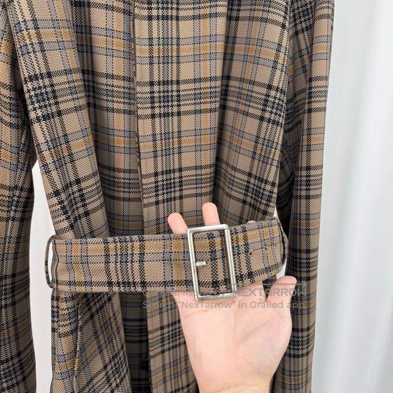Hermes Hermes Windowpane Duffle Coat Size US M / EU 48-50 / 2 - 5 Thumbnail