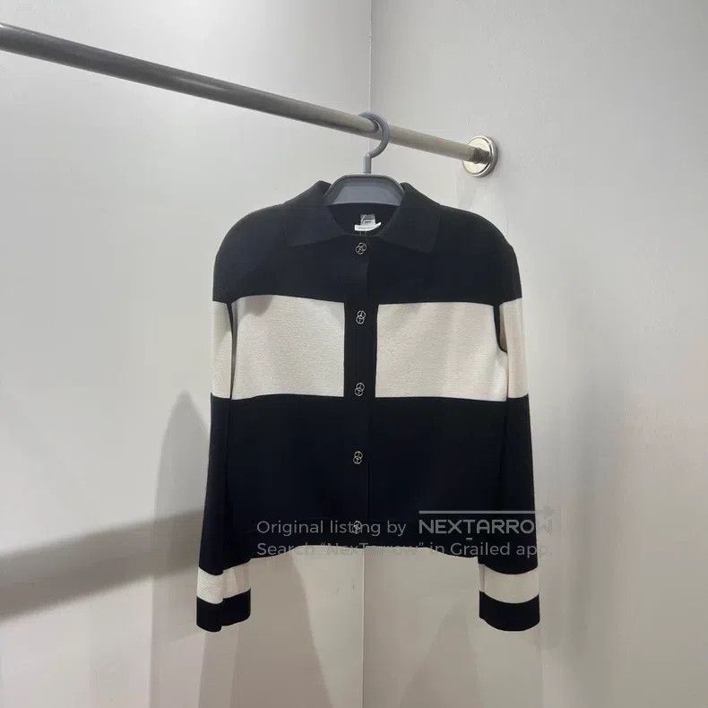 Hermes Hermes Contrast Back Printed Long Sleeve Knit Top Size XXS / US 00 / IT 34 - 1 Thumbnail